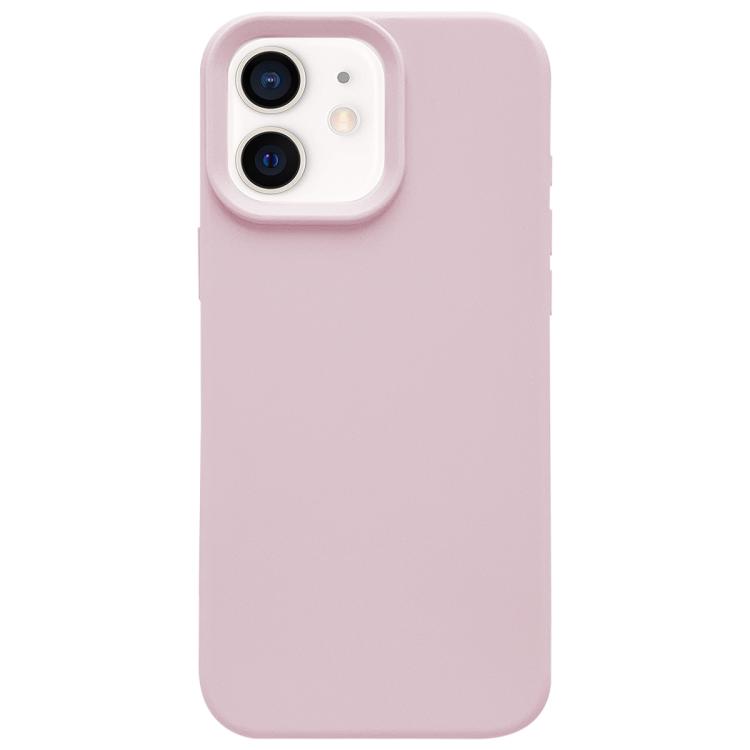

For iPhone 11 Dopamine Simple Imitation Liquid Silicone Phone Case(Sakura Powder)