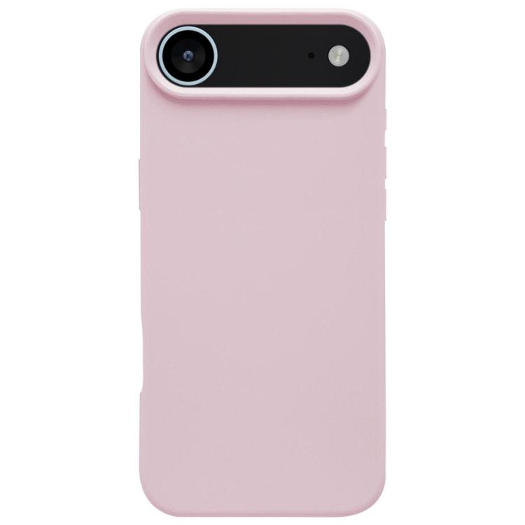 

For iPhone 17 Air Dopamine Simple Imitation Liquid Silicone Phone Case(Sakura Powder)