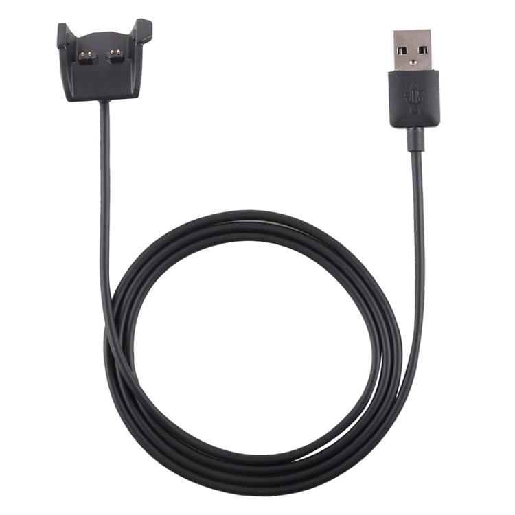 

For Garmin Vivosmart HR xDfind USB-A Port Smart Watch TPE Charging Cable, Length: 1m(Black)