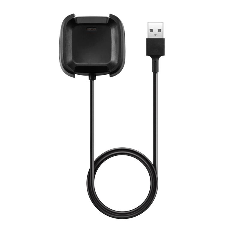 

For Fitbit Versa / Versa Lite xDfind USB-A Port Smart Watch Charger Charging Dock Base, Length: 1m(Black)