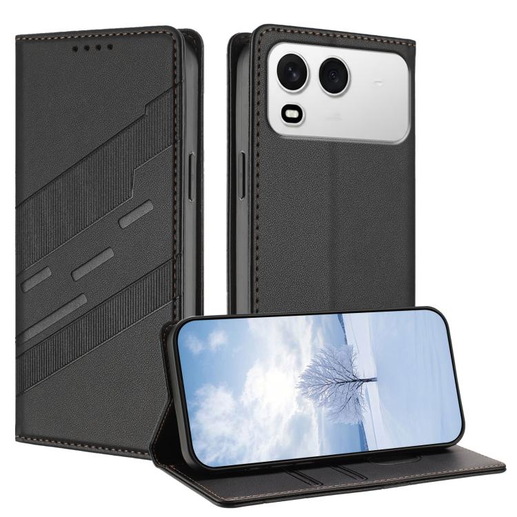

For itel A200 / A200+ 4G Global Embossed Multi-functional Wallet Retro Leather Phone Case(Black)