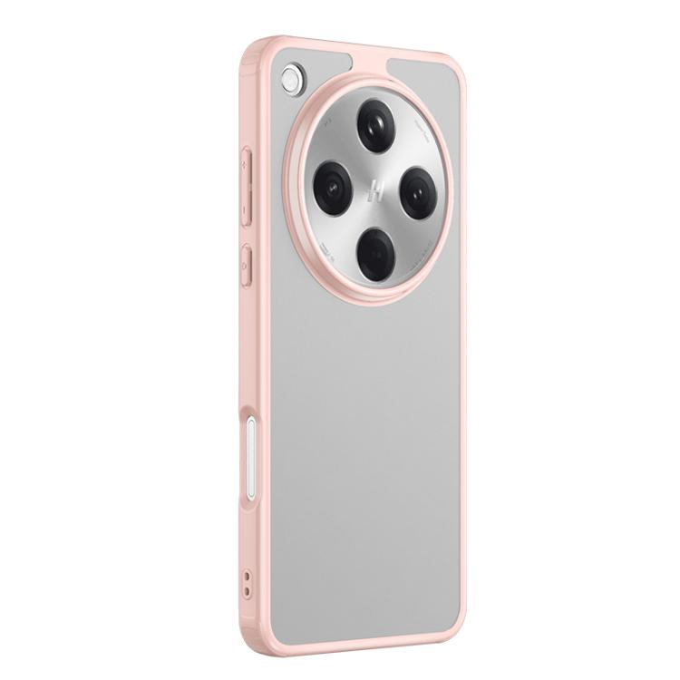 

For OPPO Find X8s Armor Clear TPU Hybrid PC Phone Case(Pink)