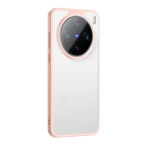 

For vivo X200s Armor Clear TPU Hybrid PC Phone Case(Pink)