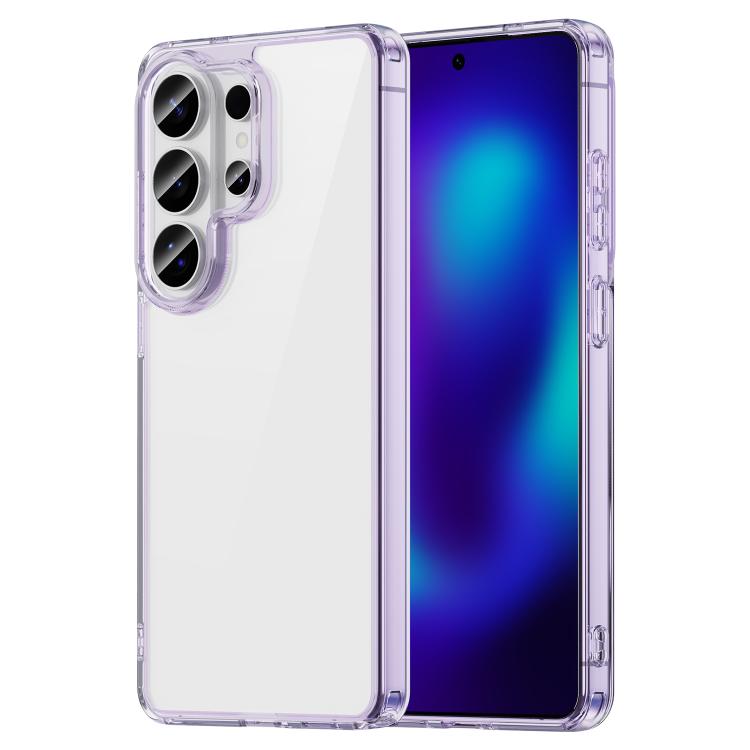 

For Samsung Galaxy S26 Ultra 5G PC Hybrid TPU Airbag Shockproof Phone Case(Transparent Purple)