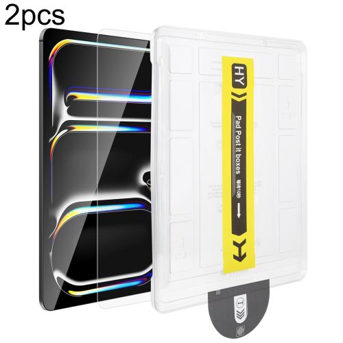 

For iPad Air 13 2024 / iPad Pro 13 2024 2pcs Dust-Free Easy Install HD Tempered Glass Film