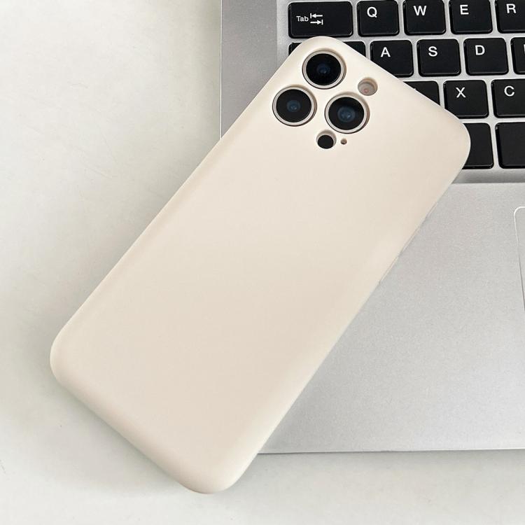 

For iPhone 16 Pro Max Fine Hole Insert Card Slot TPU Phone Case(White)