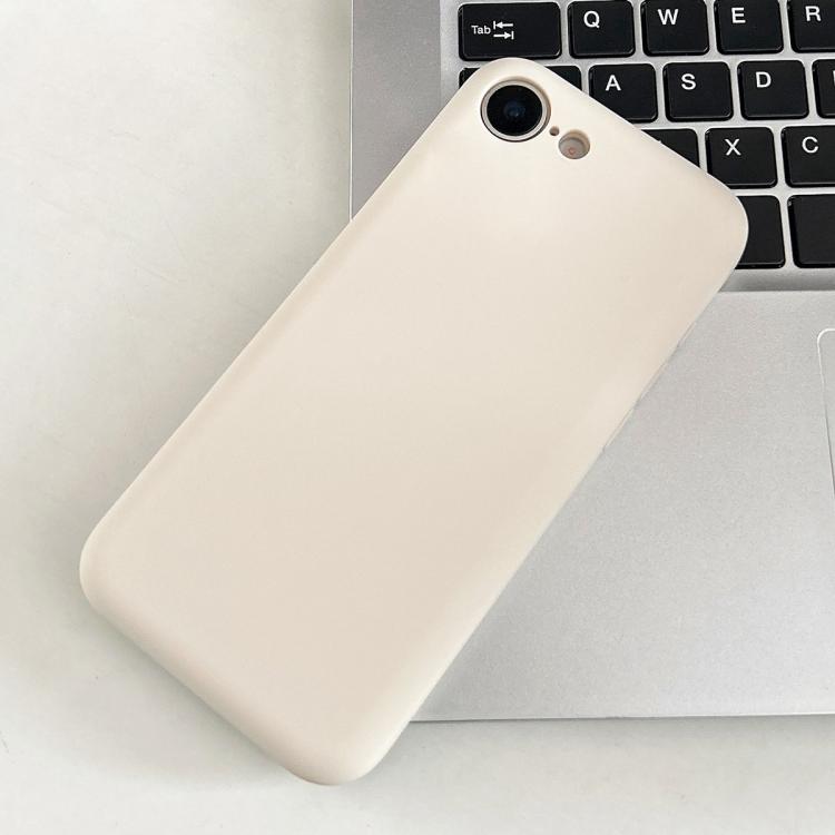 

For iPhone 16e Fine Hole Insert Card Slot TPU Phone Case(White)