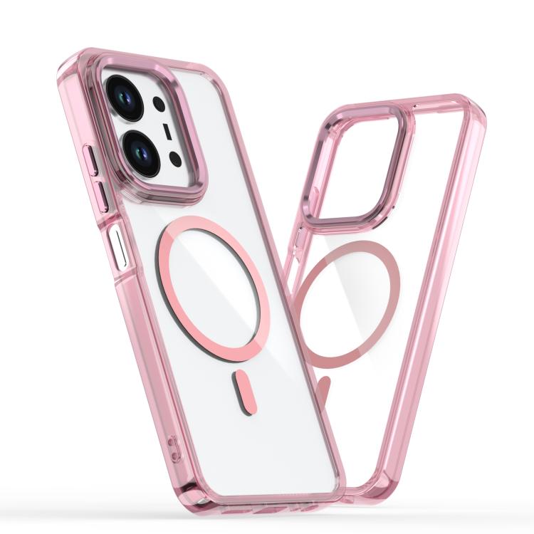 

For Redmi 15C 5G / 4G Global 171mm MagSafe Magnetic Clear Phone Case(Pink)