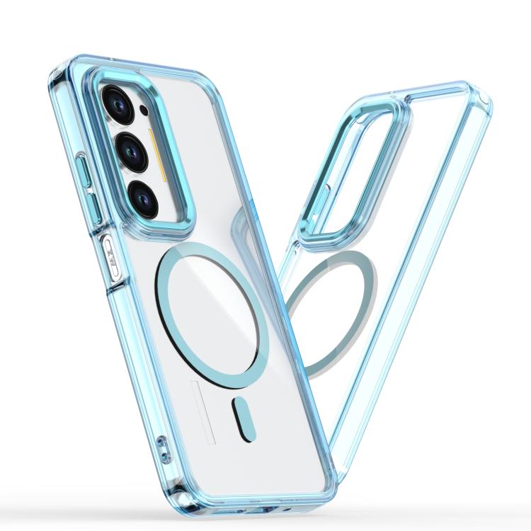 

For Redmi 15 5G / 4G EU 171mm MagSafe Magnetic Clear Phone Case(Blue)