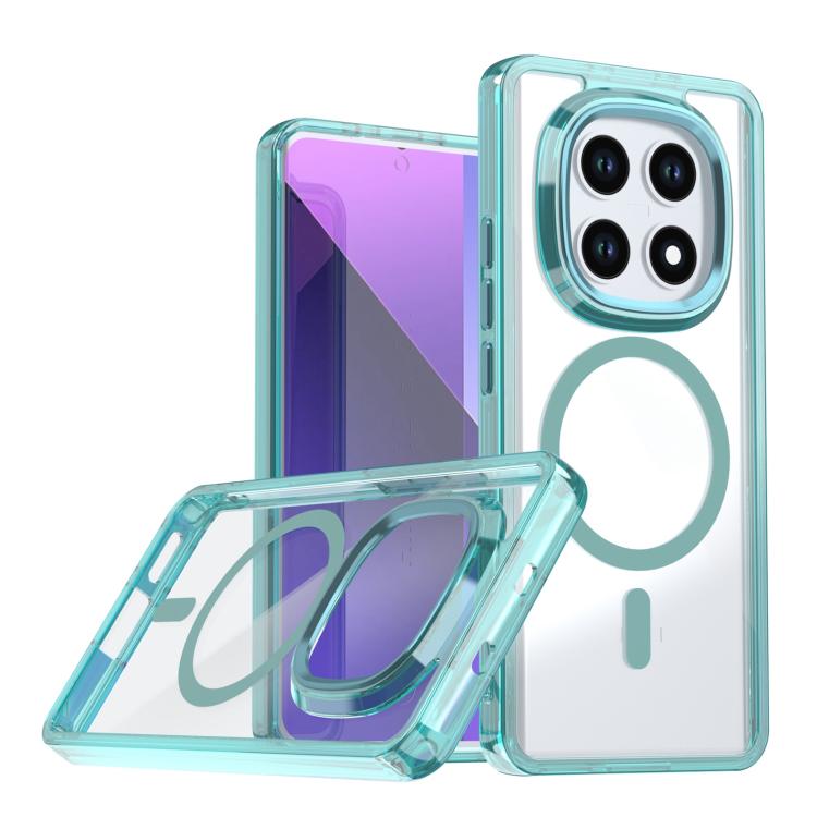 

For Redmi Note 15 5G / 4G Global 164mm MagSafe Magnetic Clear Phone Case(Blue)