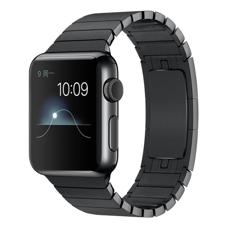 

For Apple Watch 46mm / 49mm / 45mm / 44mm xDfind One Bead Stainless Steel Watch Band(Black)