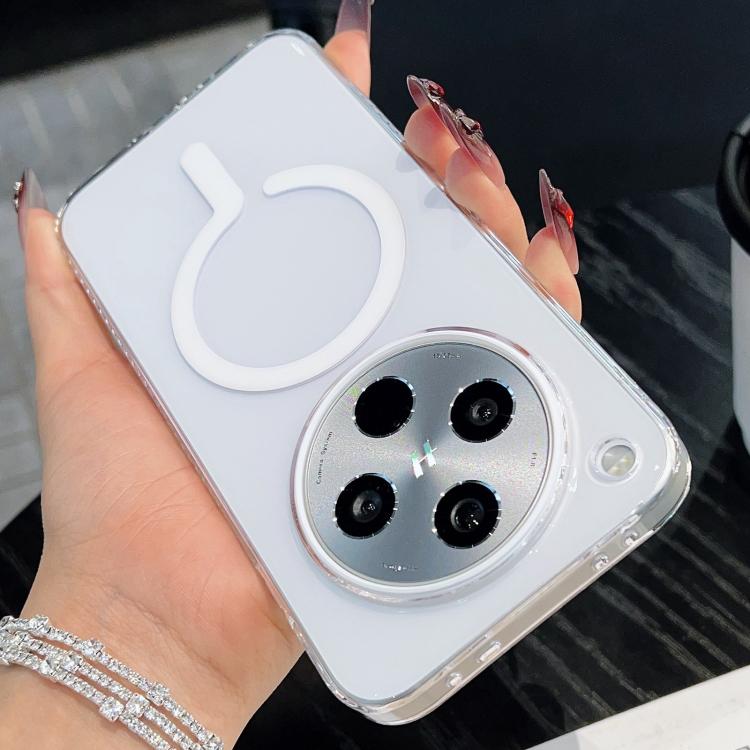 

For OPPO Find X8 High Transparency PC MagSafe Phone Case(White)