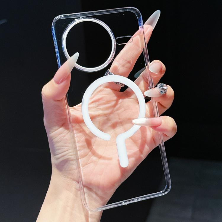

For Redmi K80 Pro High Transparency PC MagSafe Phone Case(White)
