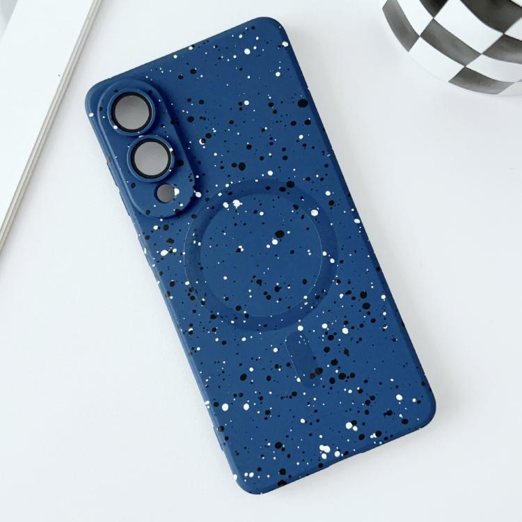 

For Samsung Galaxy S25 Edge 5G Starry Sky TPU Shockproof MagSafe Phone Case(Blue)