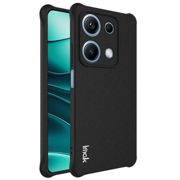 

For Redmi Note 14S 4G imak Shockproof Airbag TPU Phone Case(Matte Black)