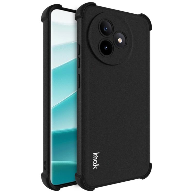 

For Redmi K80 Ultra imak Shockproof Airbag TPU Phone Case(Matte Black)
