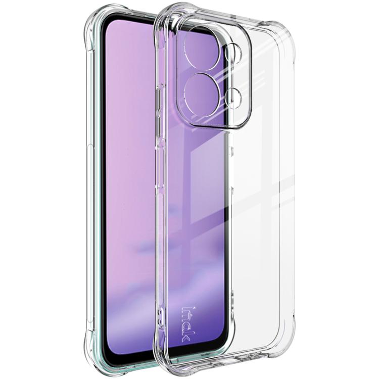 

For Redmi 15C 5G / 4G Global 171mm/Poco C85 4G imak Shockproof Airbag TPU Phone Case(Transparent)