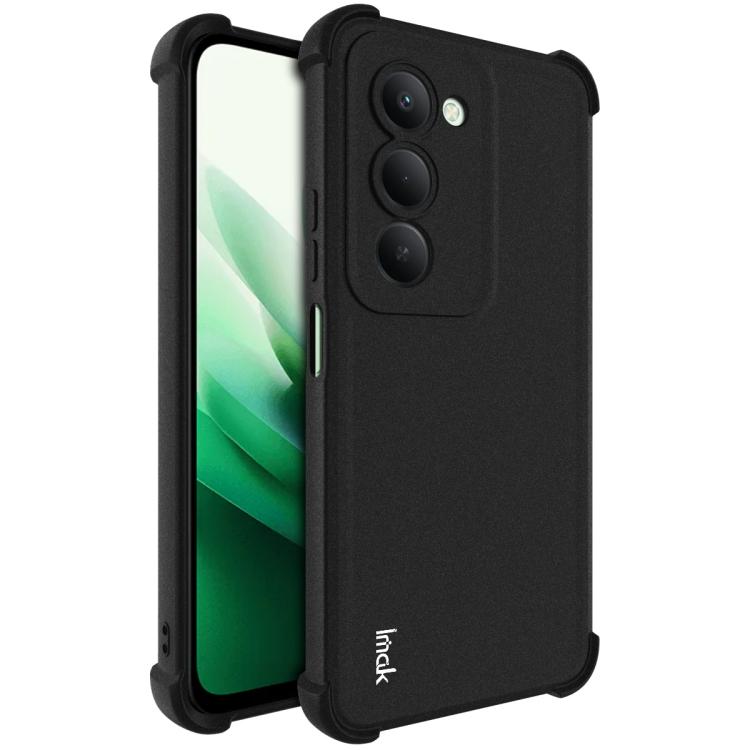 

For Redmi 15 5G Global / 15 4G SEA 169.5mm imak Shockproof Airbag TPU Phone Case(Matte Black)