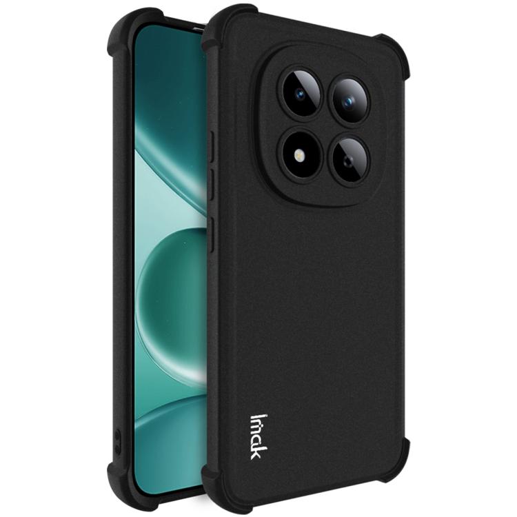 

For Redmi Note 15 Pro 5G Global 163.6mm imak Shockproof Airbag TPU Phone Case(Matte Black)