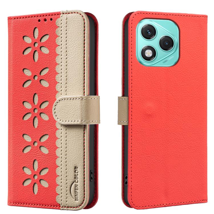 Funda Cartera Para Honor 400 5G - Con Soporte, Ranuras Para Tarjetas Y Correa, Color Rosa Dorado
