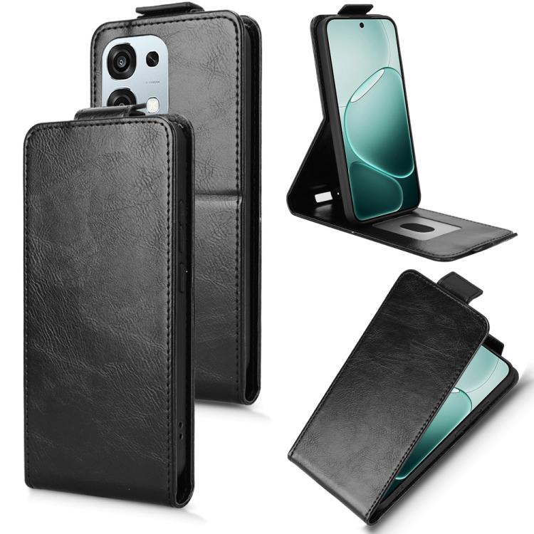 

For OPPO A6 Pro 4G / 5G Global / F31 5G Magnetic Vertical Flip Leather Phone Case with Buckle(Black)