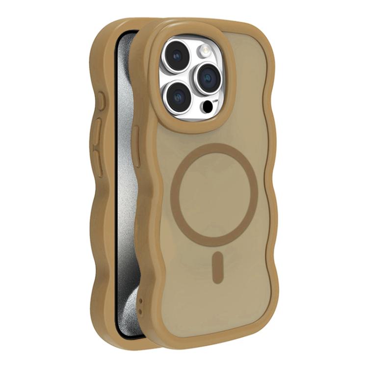 

For iPhone 15 Pro Skin Feel MagSafe Phone Case(Gold)