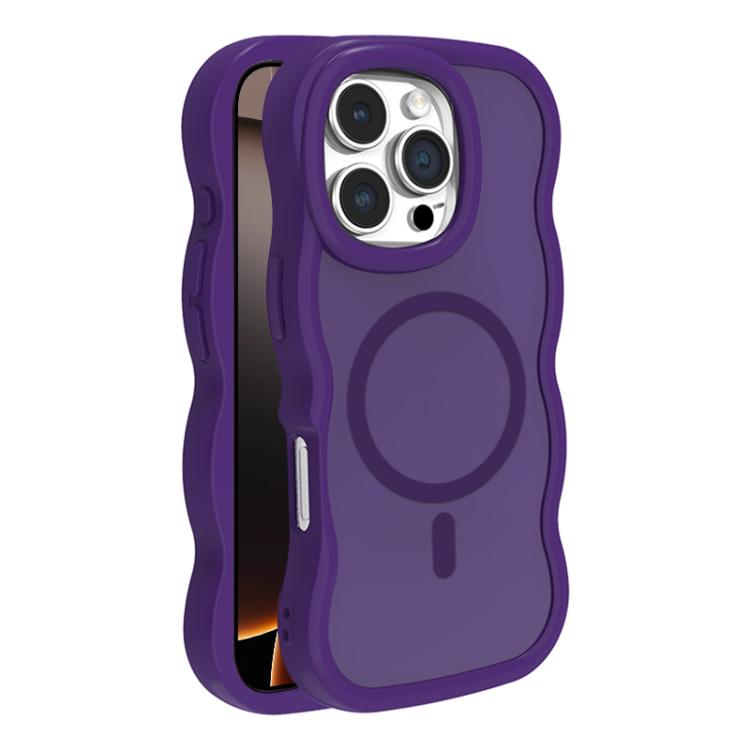 

For iPhone 16 Pro Max Skin Feel MagSafe Phone Case(Purple)