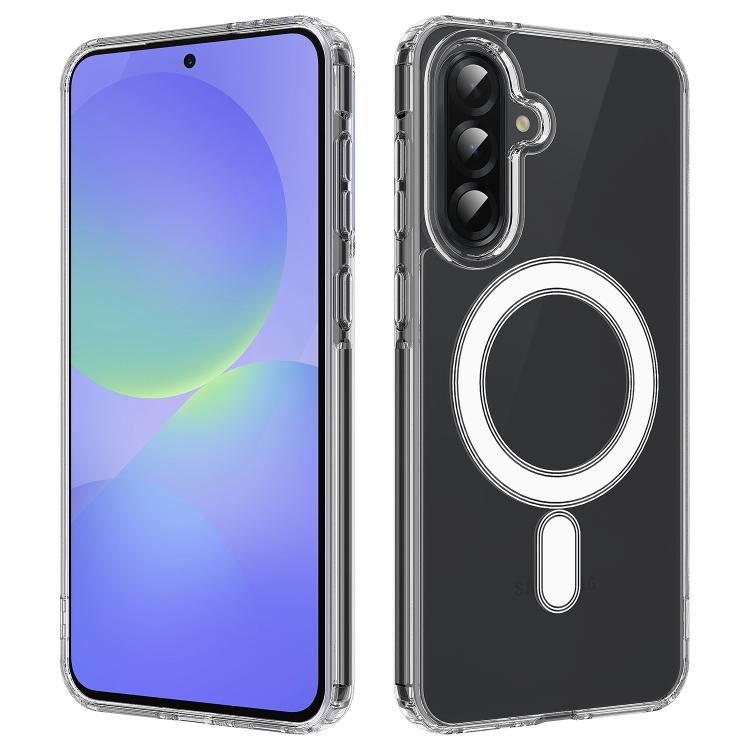 

For Samsung Galaxy A17 5G / 4G MagSafe Magnetic Acrylic TPU Phone Case(Transparent)