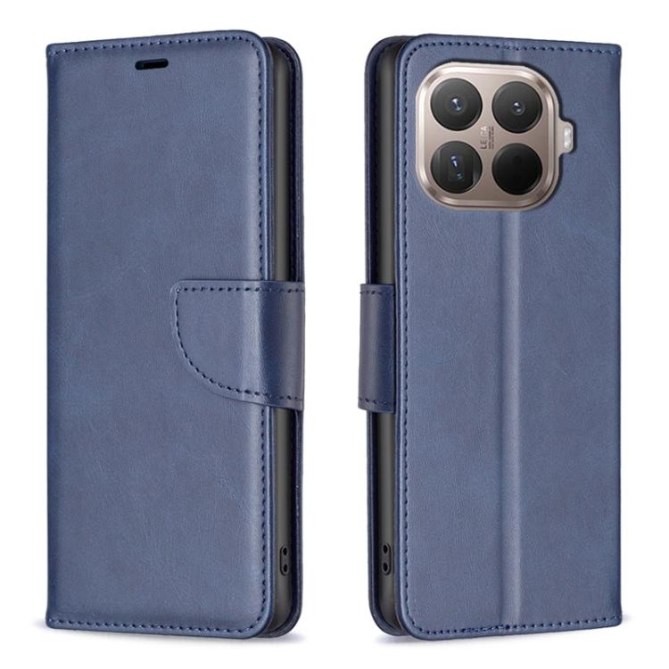 

For Xiaomi 15T Pro 5G Lambskin Texture Pure Color Flip Leather Phone Case(Blue)