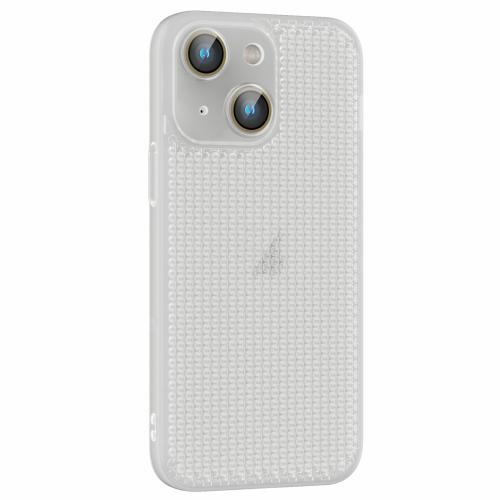 

For iPhone 14 Ice Cream Dream Network Cooling PC Phone Case with Lens Film(Transparent)