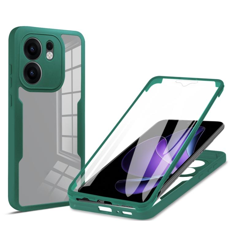 

For OPPO Reno13 F 4G / 5G 360 Degrees Full Body Phone Case(Green)