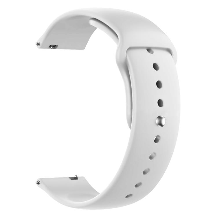 22mm xDfind Pure Color Silicone Watch Band(White)
