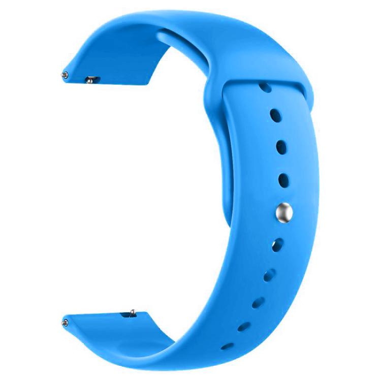 22mm xDfind Pure Color Silicone Watch Band(Navy Blue)