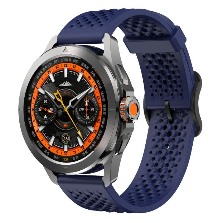 

For Xiaomi Watch S4 Sport 22mm xDfind Silicone Strap(Midnight Blue)
