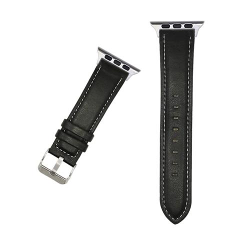 

For Apple Watch 46mm / 49mm / 45mm / 44mm xDfind Crazy Horse Texture Leather Watch Band(Black)
