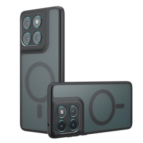 

For Motorola Edge 60 Armor MagSafe PC Hybrid TPU Phone Case(Frosted Black)