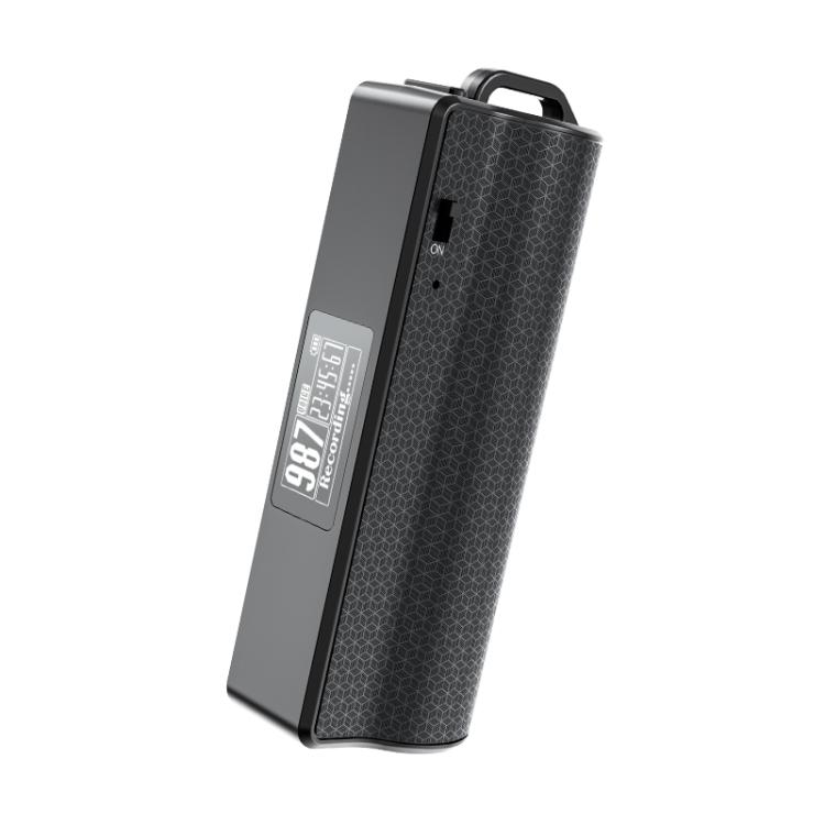 

JNN Q70P OLED Display Magnetic Noise Reduction Voice Recording Pen Support APP Control, Memory:8GB(Black)