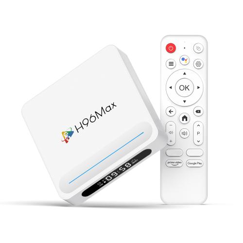 

H96 Max H618 Plus Android 14.0 Smart TV Box, 2GB+16GB, Allwinner H618 Quad-core ARM Cortex-A53(US Plug)