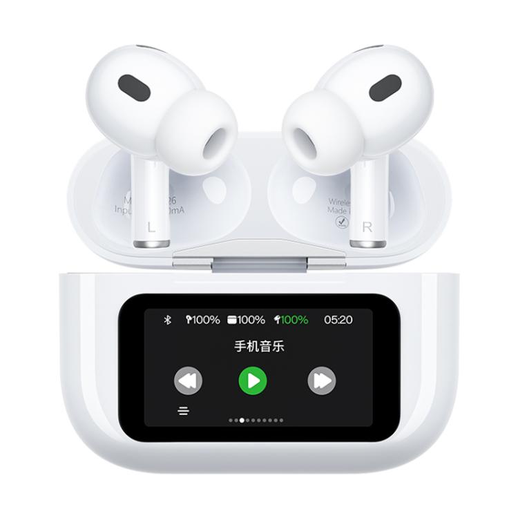 

WK WS-26 Liton Series ANC+ENC Wireless Earbuds with Smart Color Screen(White)