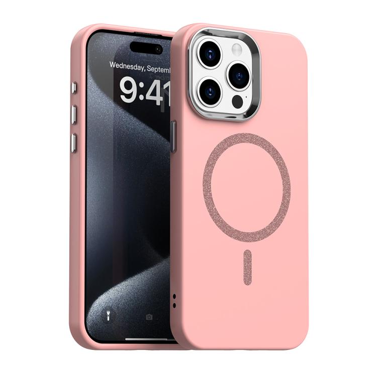 

For iPhone 15 Pro Max Glitter Series Magsafe PC Hybrid TPU Phone Case(Red)