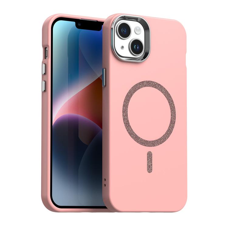 

For iPhone 14 Plus Glitter Series Magsafe PC Hybrid TPU Phone Case(Red)
