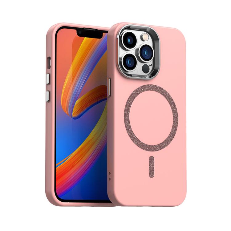

For iPhone 13 Pro Glitter Series Magsafe PC Hybrid TPU Phone Case(Red)