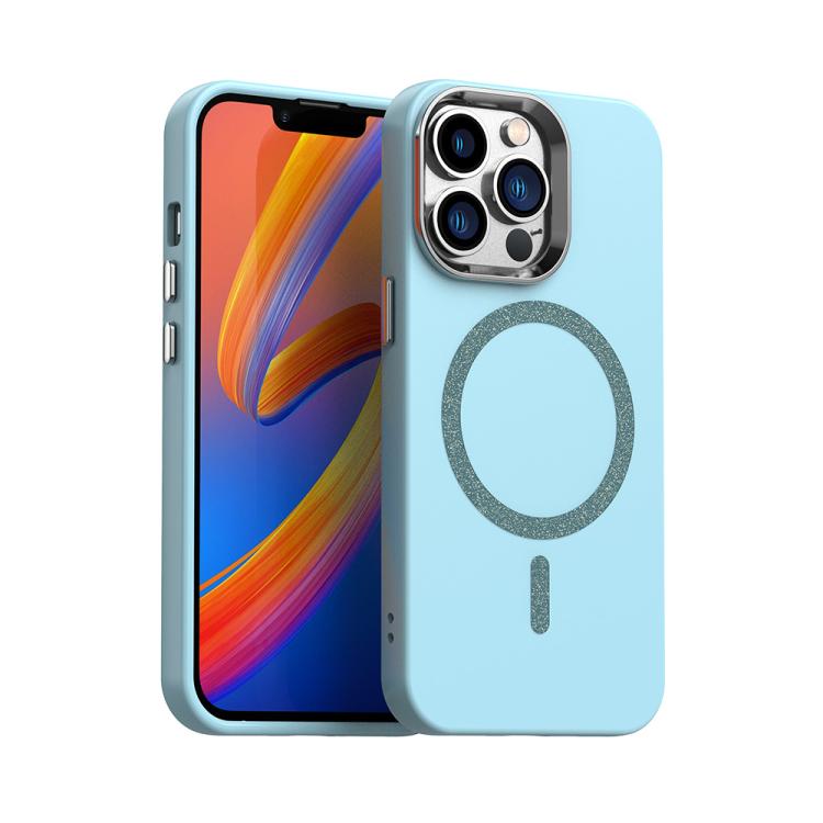 

For iPhone 13 Pro Glitter Series Magsafe PC Hybrid TPU Phone Case(Blue)