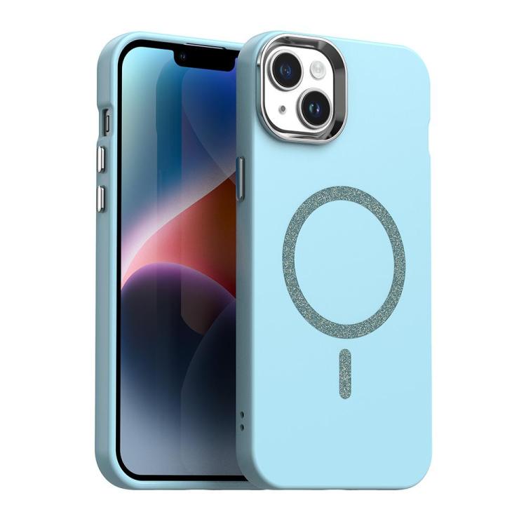 

For iPhone 13 Glitter Series Magsafe PC Hybrid TPU Phone Case(Blue)