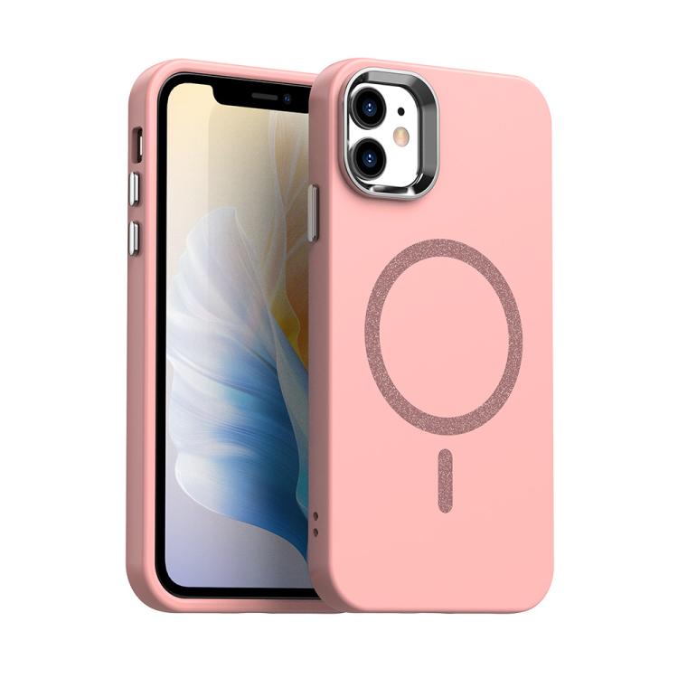

For iPhone 11 Glitter Series Magsafe PC Hybrid TPU Phone Case(Red)