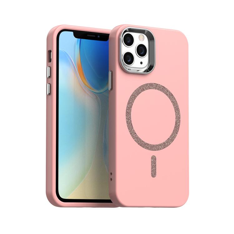 

For iPhone 11 Pro Glitter Series Magsafe PC Hybrid TPU Phone Case(Red)