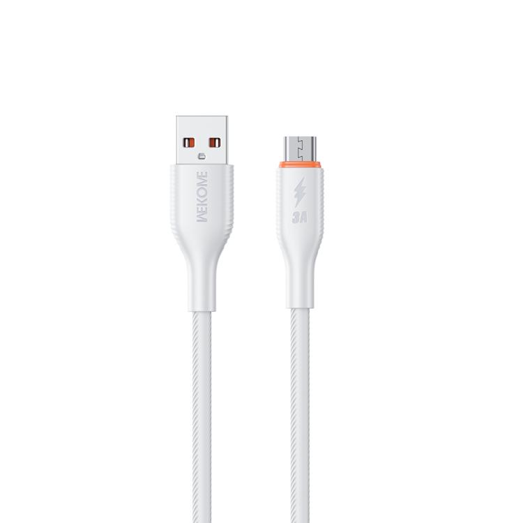 

WK WDC-91m 12W USB to Micro USB Silicone Data Cable, Length: 1.2m(White)