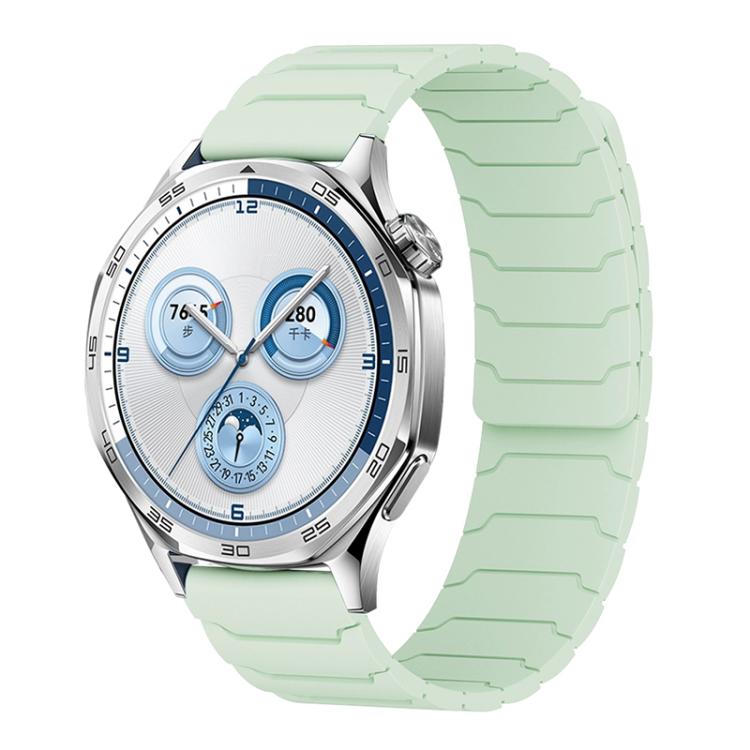 22mm xDfind Magnetic Silicone Watch Band for Huawei Watch GT5 / GT4(Mint Green)