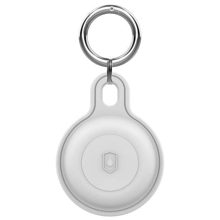 

For AirTag 2nd Gen / AirTag 1st Gen IP68 Waterproof Protective Case with Keychain(White)