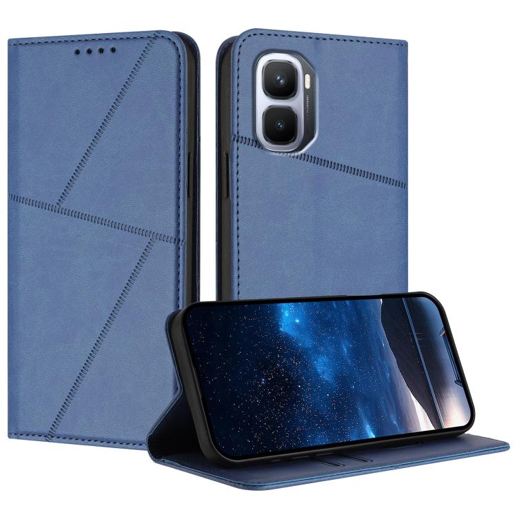 For Infinix GT 50 Pro 5G Strong Magnetic Frosted Flip Leather Phone Case(Royal Blue)